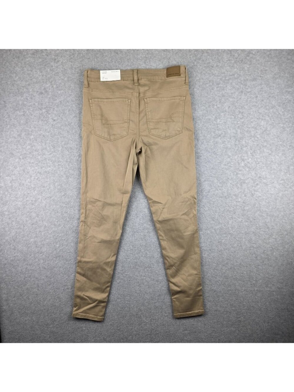 American Eagle Jegging Pants Womens 10 Beige Low-Rise Slim Stretch NWT - Picture 1 of 12